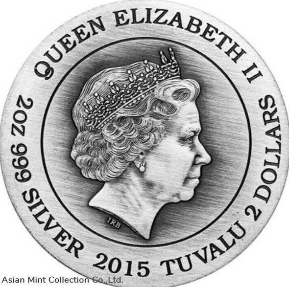 2015 - Perth Mint 2 Oz Silver High Relief Coin ATHENA - Goddesses of Olympus-