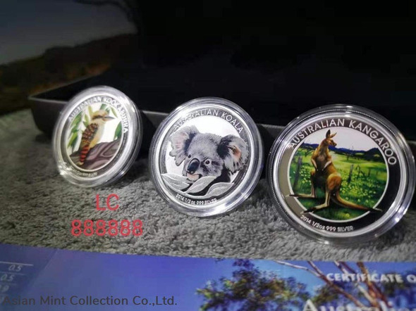 2014 3 x 1/2oz Silver Collection - AUSTRALIAN OUTBACK