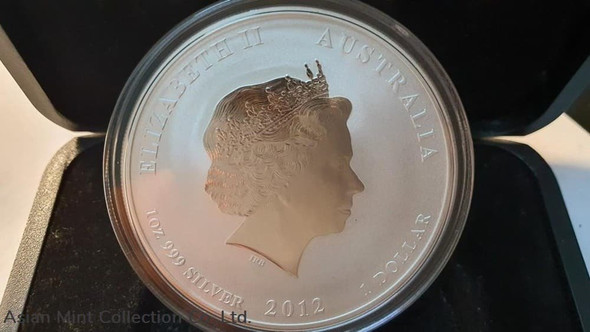 2012 Australian Lunar Series II -Year of the Dragon - 1oz Silver Br