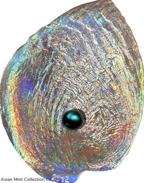 2012 - Sea Treasures Haliotis Iris Silver Proof With Pearl