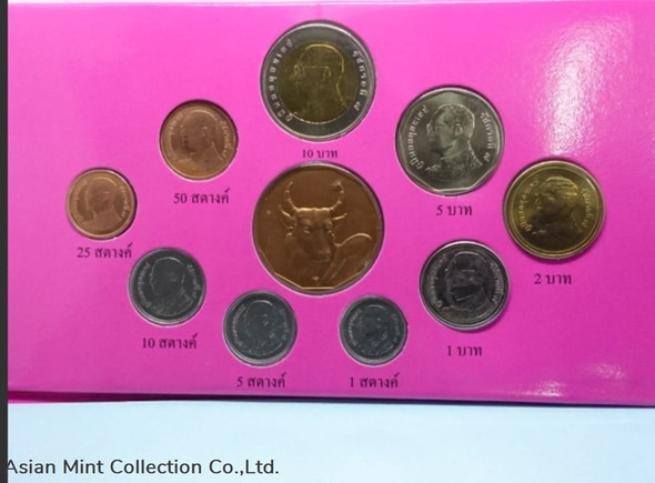 2009 - Circulation coin panel Complete set and Zodiac coin (The Year of the Cow)