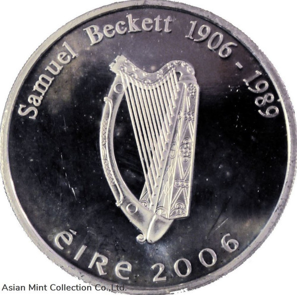 2006 - Ireland - Silver 10 Euro Coin - " Samuel Beckett "