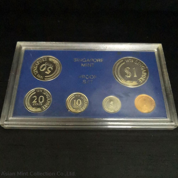 1973 Singapore Mint Official Proof Coin set