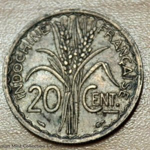 1939 - 20 cents Republique Francaise Coin