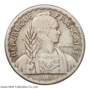 1941 - 10 cents Republique Francaise Coin
