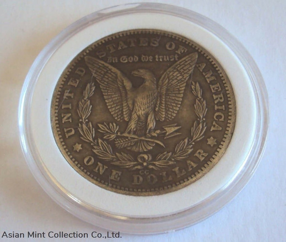 1881 - 1 $ 'hobo nickel' UNC Carson City 'Busty Girl' (based on Morgan $) USA