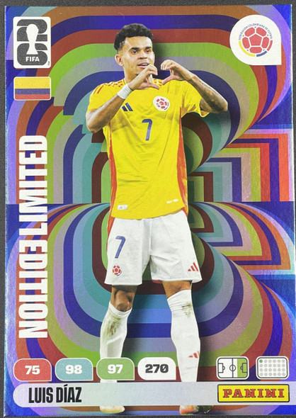 Luis Díaz XXL Limited Edition – Panini FIFA World Cup 2026 Adrenalyn XL – XXL Limited Edition Cards