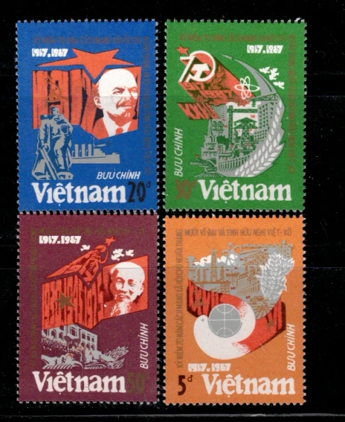 N.524 -Vietnam- 70th Anniv of The Great Socialist October Revolution