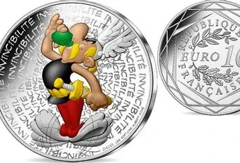 PL 2) 2022 Asterix 9/18 Invincibility 10 EU Coins-