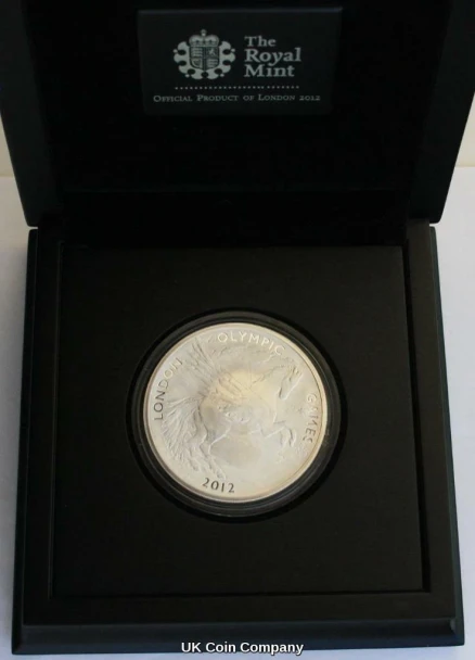 2012 Official London UK Pegasus 5oz Silver