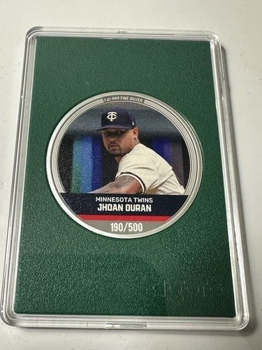2024 Niue Agoro Mint MLB Trading Card Coins 1 Oz - Jhoan Duran #190/500