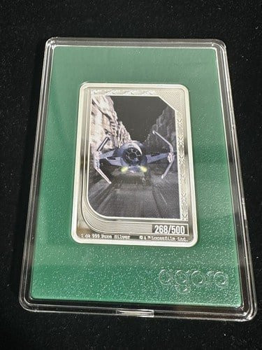 2025 Niue Star Wars Original Trilogy Mint Trading 1 Oz |TIE Advanced x1 #268/500