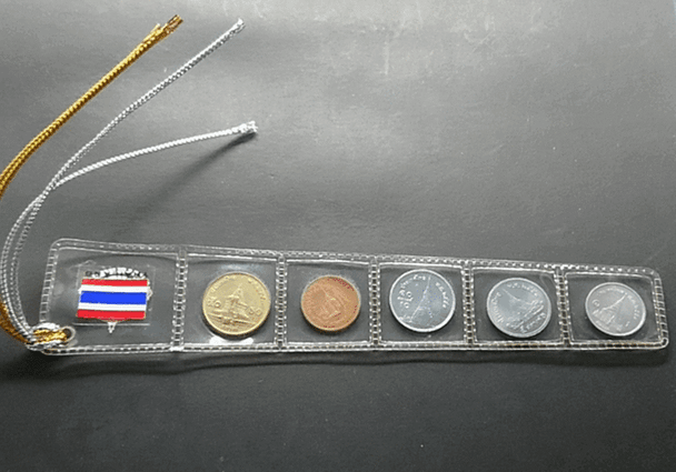 Bookmark set featuring unused 2008 coin.