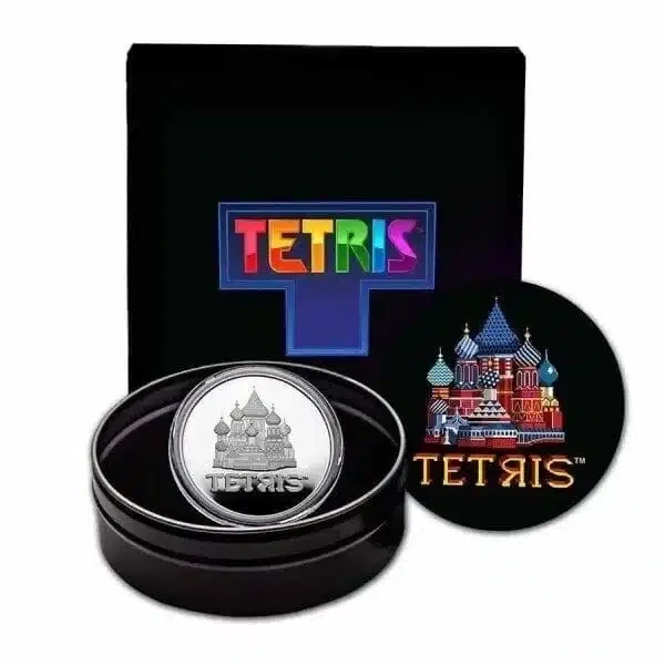 2021 $2 Tetris St. Basil's Cathedral 1oz Silver Proof Coin