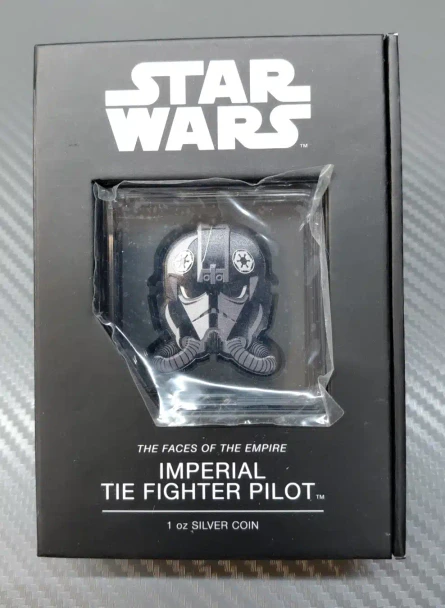 Star Wars, The Faces of the Empire, Imperial Tie Fighter Pilot, 2021 1oz Proof