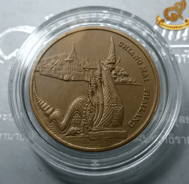 Blackened bronze medal from the 18th SEA Games, size 3.5 cm.