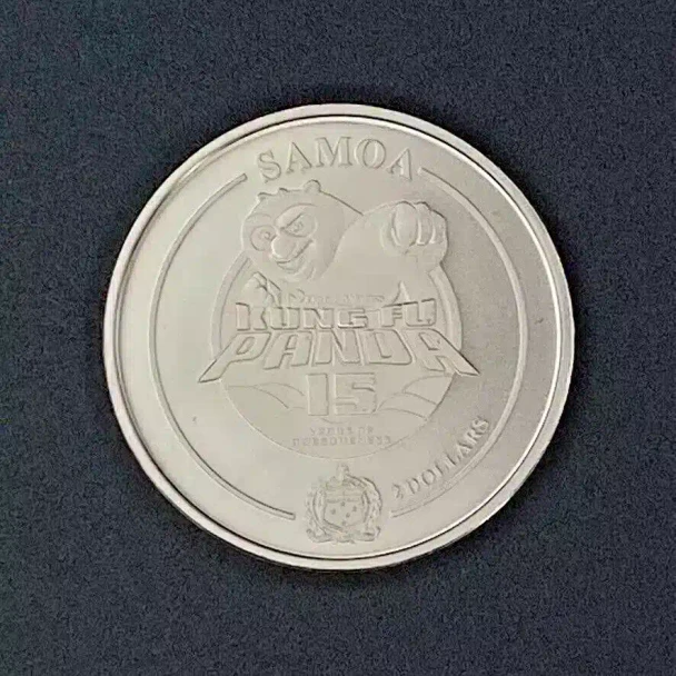 1 Oz Silver Kung Fu Panda  Samoa Coin (BU) 10k Mintage