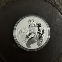 2021 Wolverine Marvel .9999 1oz Silver on Card Perth Mint Limited to 1000 - RARE