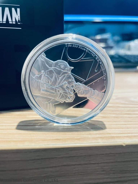 2022 - 1 OZ Silver Proof Coin - Star Wars Classic - Adorable Grogu