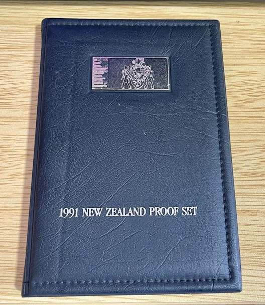 1991 - Silver Proof Coin Set - Rugby World Cup - New Zealand