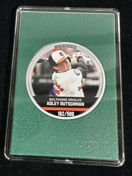 2024 Niue Agoro Mint MLB Trading Card Coins 1 Oz - Adley Rutschman #182/500