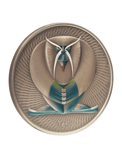 2023 - Niue 2 Dollar Yeti Silver Coin