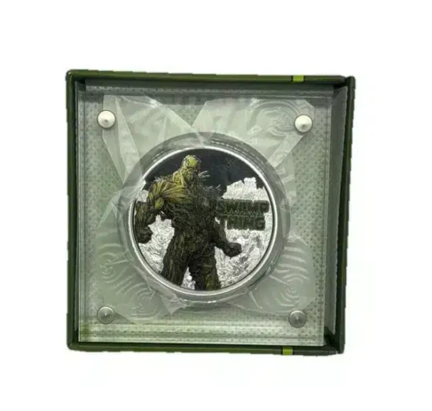 2021 Niue DC Justice League Swamp Thing 50th Ann. 1 oz Silver Coin