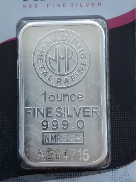 2022 - 1 oz .999 Silver Bar Sealed in Assay Nadir individual serial number