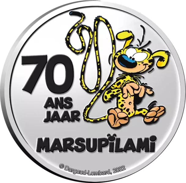 2022 - Belgium 5 Euro 70 Years Marsupilami