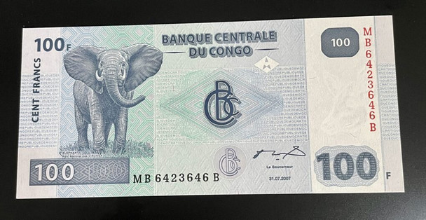 2007 - Congo 100 Francs P 98a Fds / UNC C-06