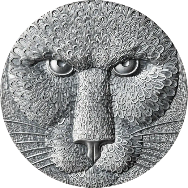 2023 United Crypto States Binary Puma 2oz Silver Antiqued Coin physical Licensed & Pop Culture Mint XXI