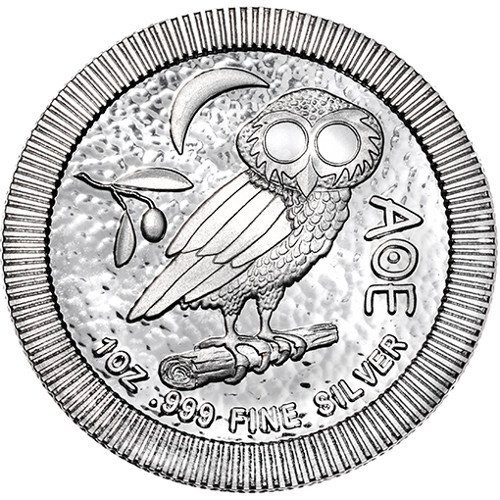 2020 - $2 Niue Athenian Owl Swarovski Eyes - Blue Eyes