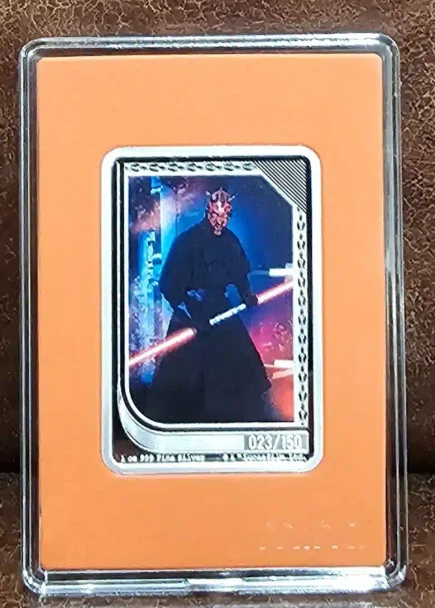 2023 Niue Star Wars Mint Trading Darth Maul Sith Lord 1 oz 999 Silver 94/150