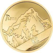 2024 Cook Islands K2 Peaks 0.5g Gold Proof Coin