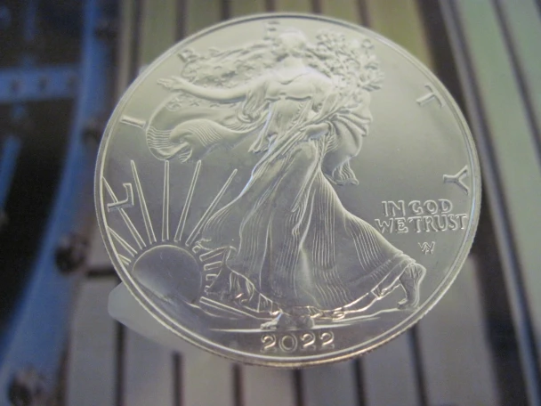 2022 1oz American Silver Eagle Coin - Type 2 Eagle Landing