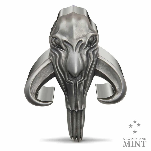 2023 Niue Star Wars Mandalorian Mythosaur 5oz Silver Antiqued Coin
