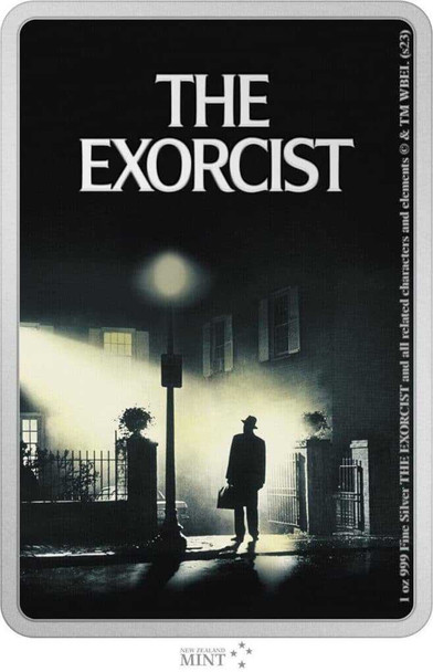 2023 Niue The Exorcist 50th Ann. 1oz Silver Colorized Proof Coin physical World Coins New Zealand Mint