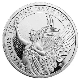 2021 - 1oz VICTORY•THROUGH•HARMONY ST.HELENA 1£ silver 999