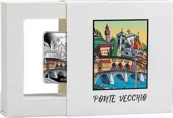2021 - Ponte Vecchio Florence Proof Silver Coin 1000 Francs CFA Cameroon
