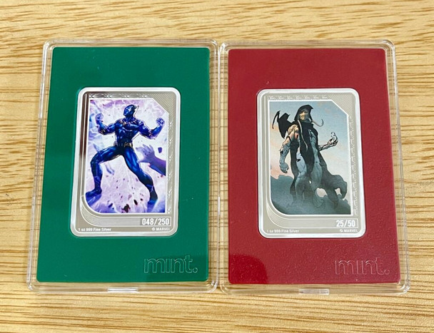 2023 MARVEL Mint Trading GORR 25/50 and BLACK PANTHER 48/250 Killer Combo!!