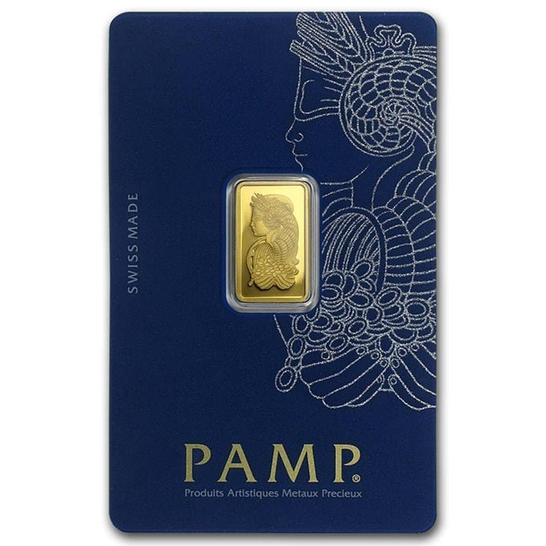 2.5 gram Gold Bar - PAMP Suisse Lady Fortuna VERISCAN™ (In Assay) C525806