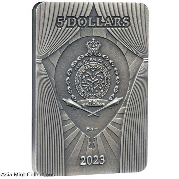 2023 - RISING Pastel Circus 2 Oz Silver Coin 5$ Niue