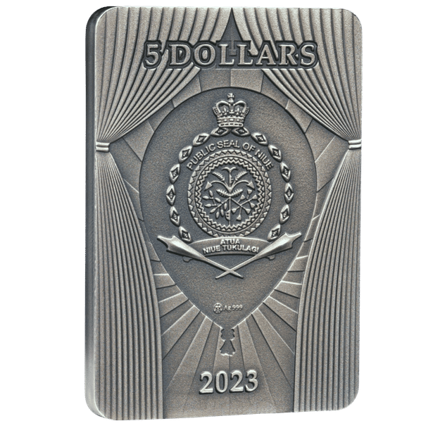 2023 - FLYING Circus Pastel 2 Oz Silver Coin $5 Niue