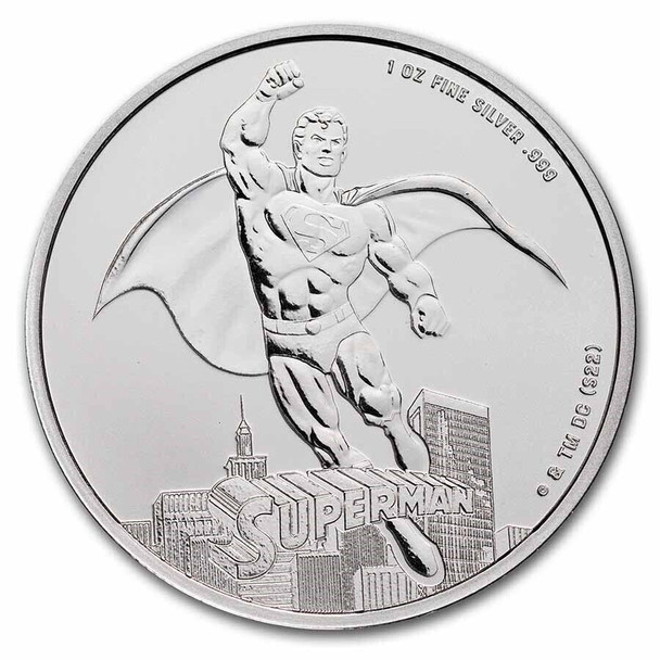 2023 - Silver Coin 1oz Silver 999 Samoa DC Comics™ Superman™ ST/BU