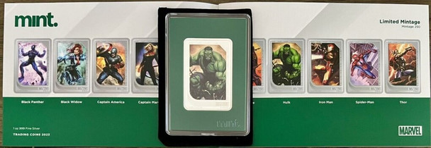 2023 - Limited Niue Marvel Trading Coins - Hulk 51/250