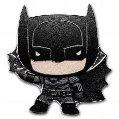 2022 NZM Niue Chibi The BATMAN Movie 1oz 999 Fine Silver Proof colour coin OMP