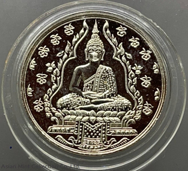 2004 - The Emerald Buddha- Silver polished coin, Series 2 of The Temple of the Emerald Buddha,