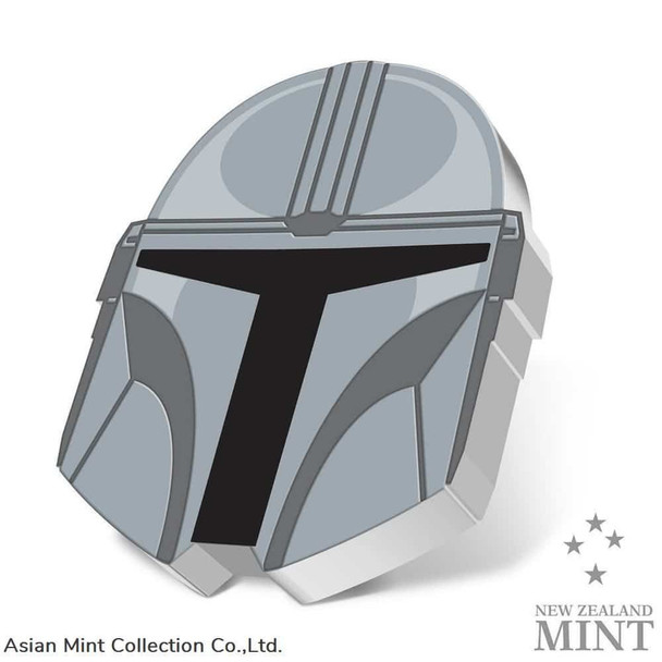 2023 Niue Star Wars Mandalorian Helmets Din Djarin 1oz Silver Proof Coin