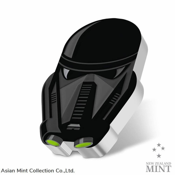 2022 - The Faces of the Empire Death Trooper 1oz Silver Coin Niue