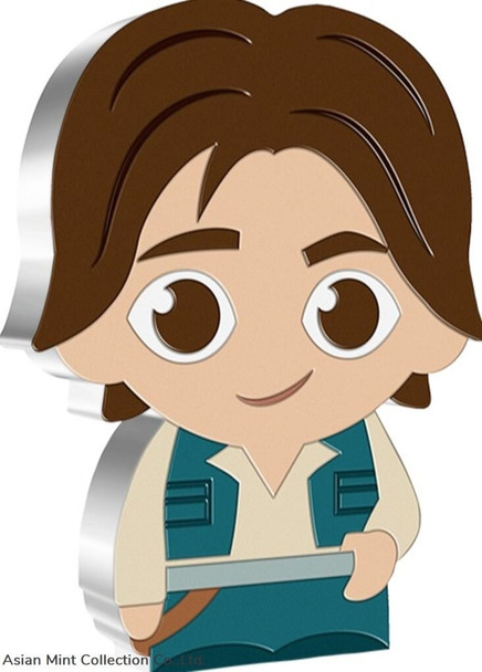 2021 - Han Solo, STAR WARS Chibi 1 oz Silver Coin